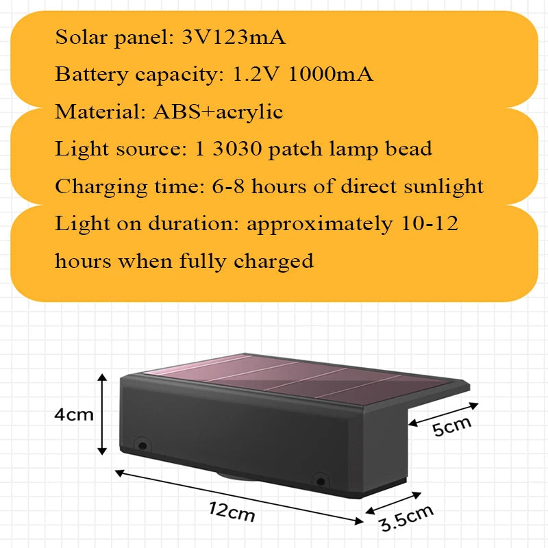 Pointbazzar™ Solar LED Lamp for Outdoor
