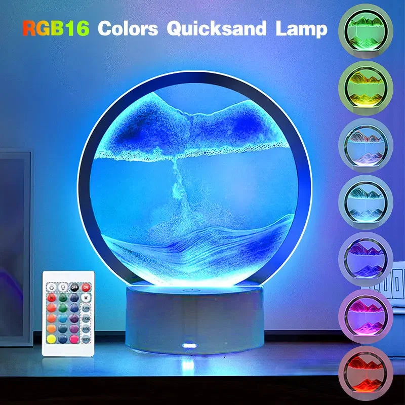 Pointbazzar™ 3D LED Hourglass