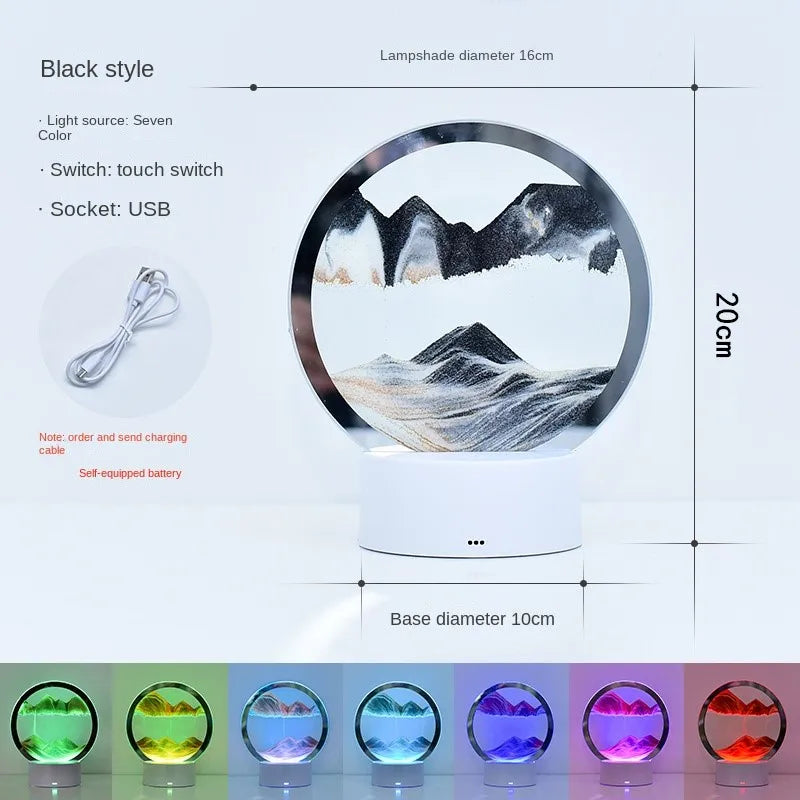 Pointbazzar™ 3D LED Hourglass