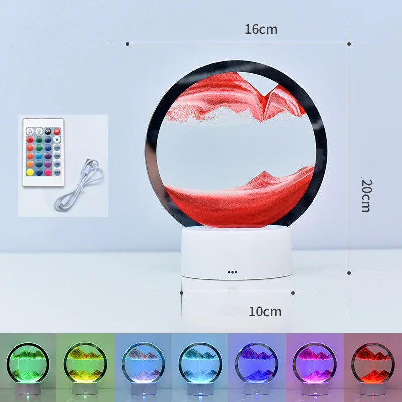 Pointbazzar™ 3D LED Hourglass
