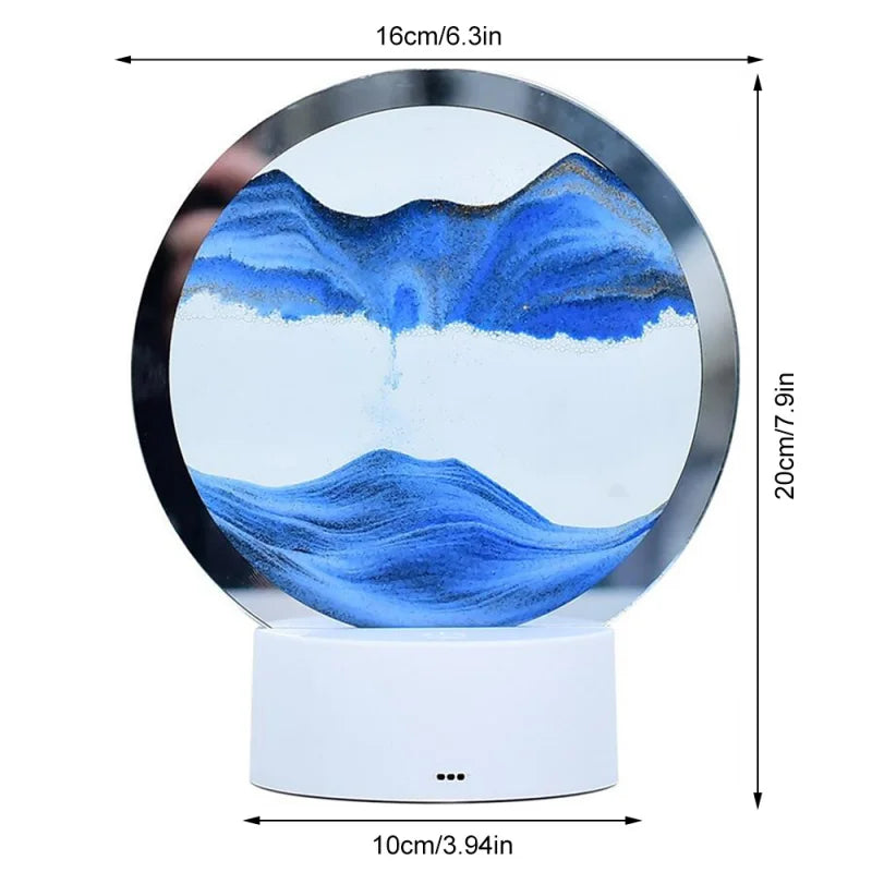 Pointbazzar™ 3D LED Hourglass