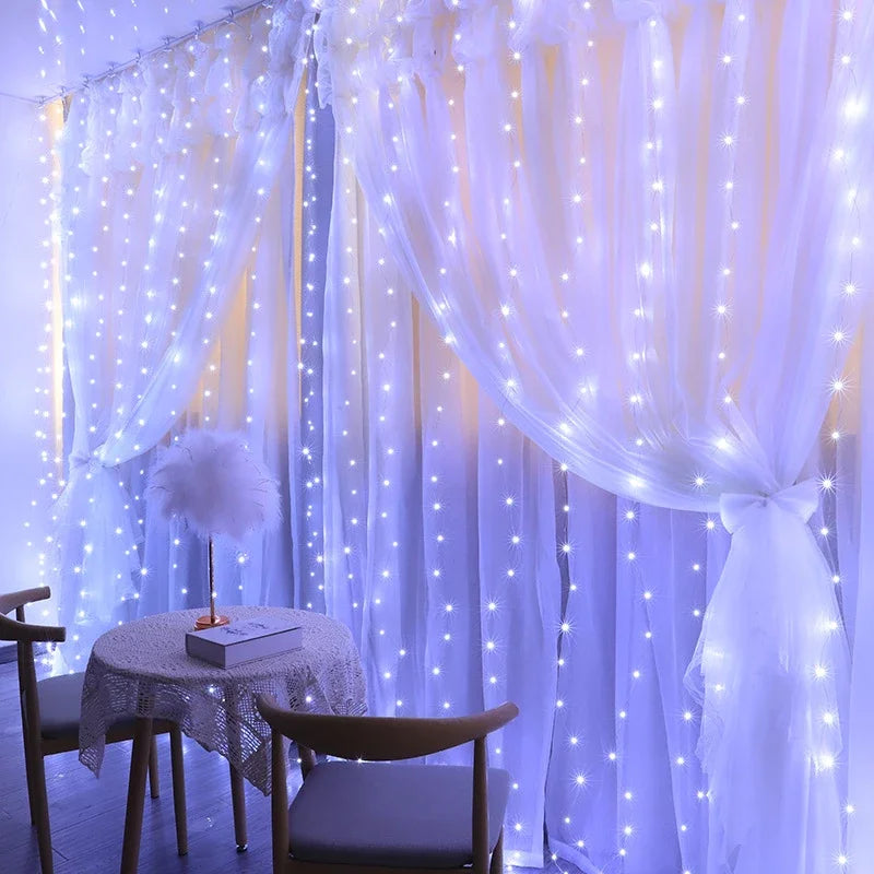 Pointbazzar™ LED Christmas Curtain Lights