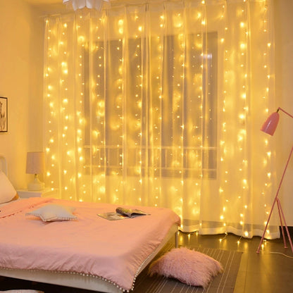 Pointbazzar™ LED Christmas Curtain Lights
