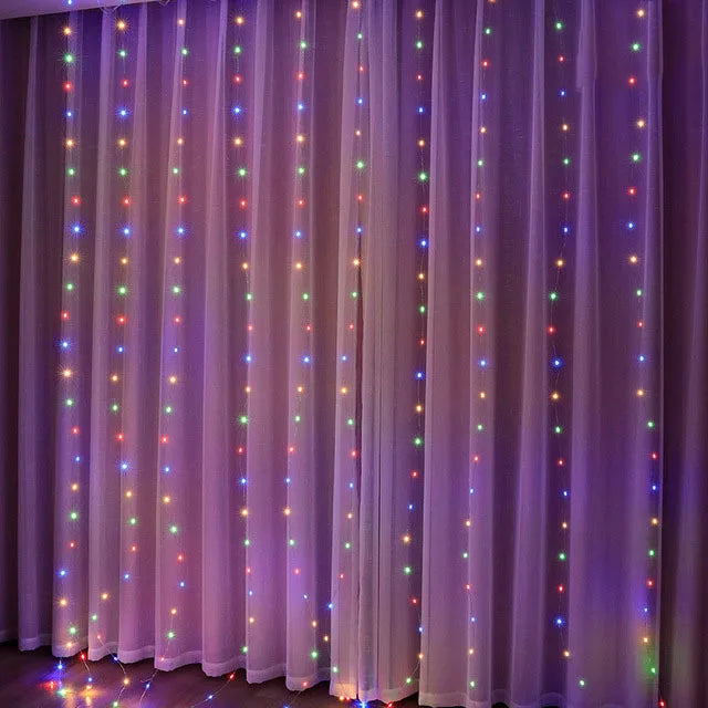 Pointbazzar™ LED Christmas Curtain Lights