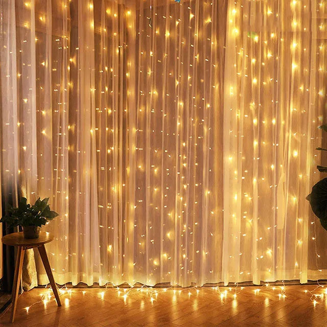 Pointbazzar™ LED Christmas Curtain Lights