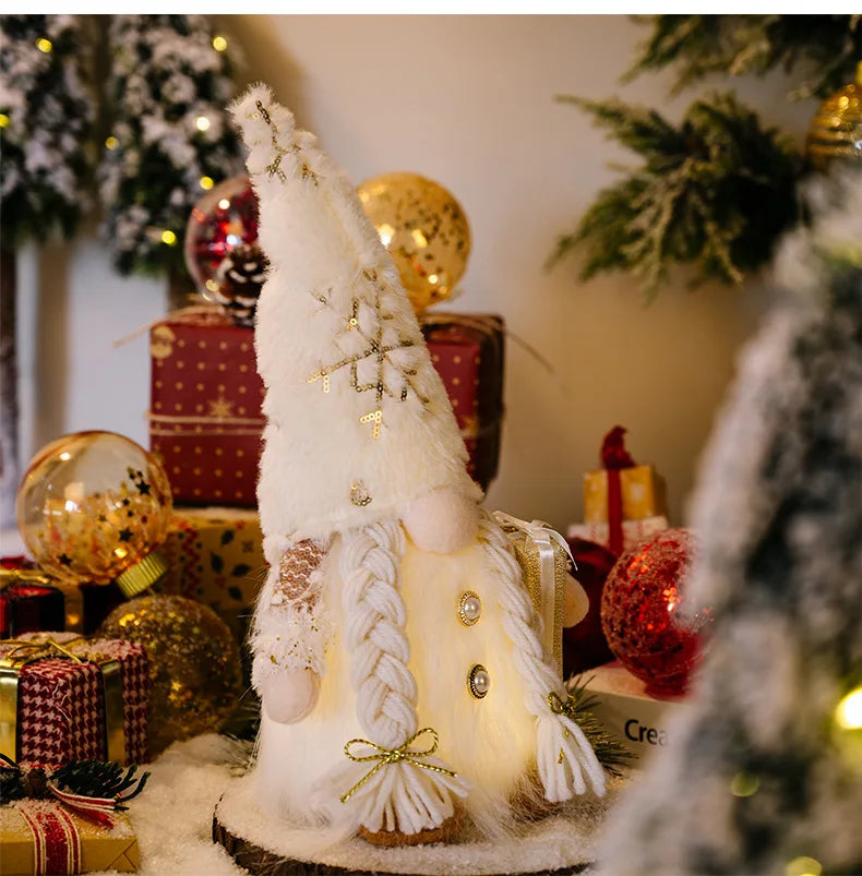 Pointbazzar™ Christmas Gnome with LED Light