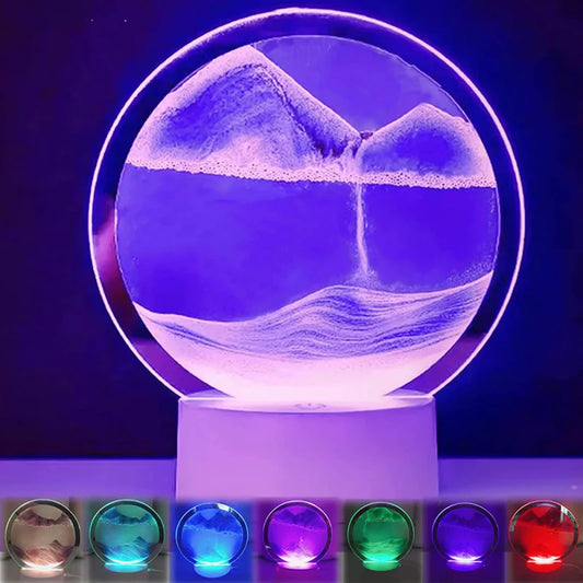 Pointbazzar™ 3D LED Hourglass