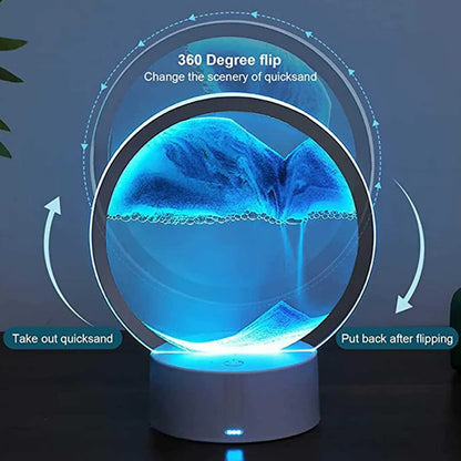 Pointbazzar™ 3D LED Hourglass