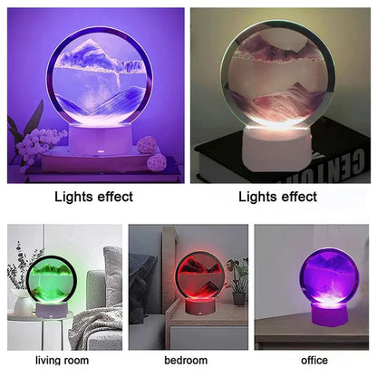 Pointbazzar™ 3D LED Hourglass