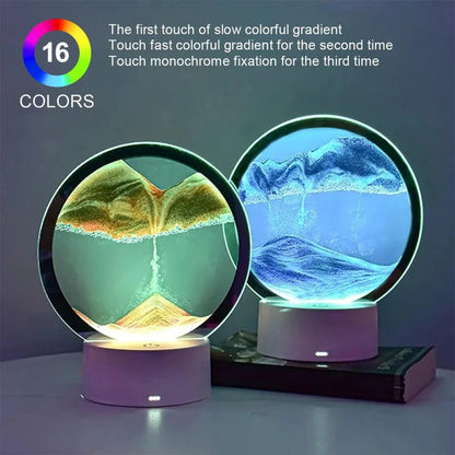 Pointbazzar™ 3D LED Hourglass