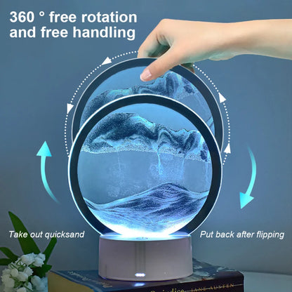 Pointbazzar™ 3D LED Hourglass