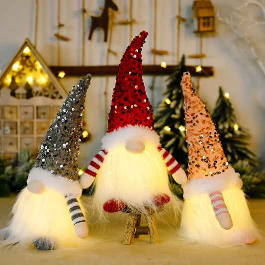 Pointbazzar™ Christmas Gnome with LED Light