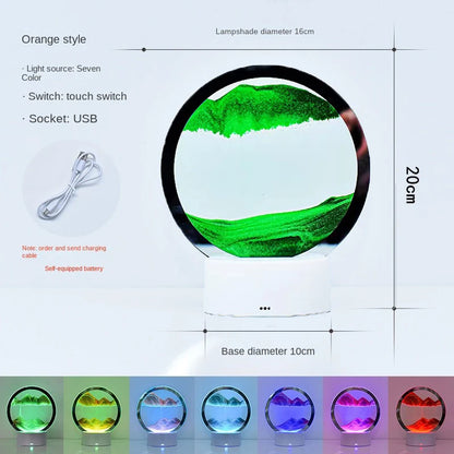Pointbazzar™ 3D LED Hourglass