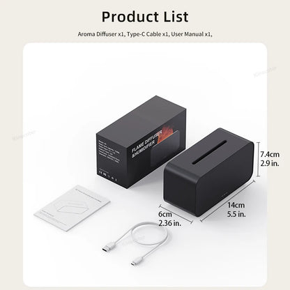 Pointbazzar™ Flame Aroma Diffuser