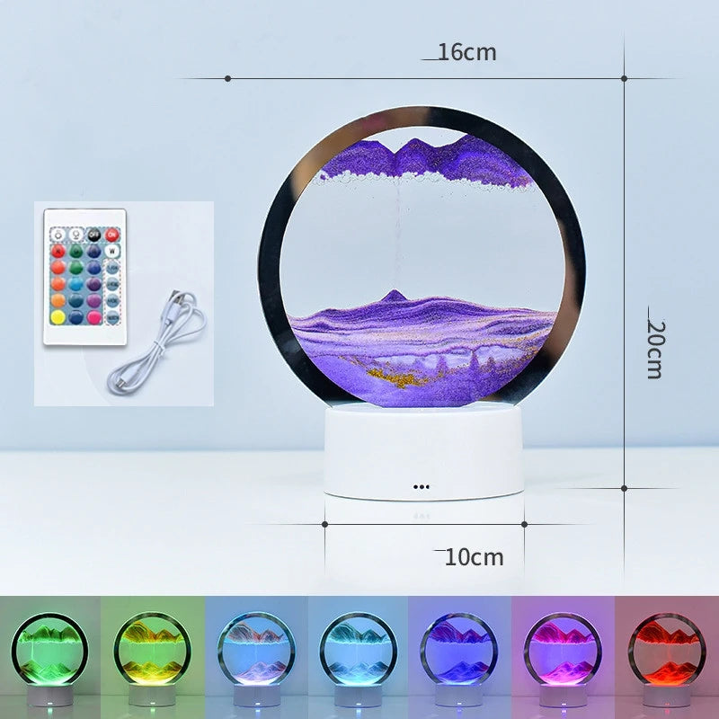 Pointbazzar™ 3D LED Hourglass